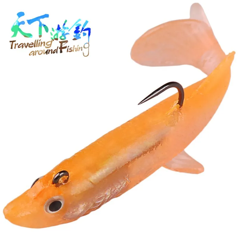 5 шт./лот Мягкая силиконовая приманка для ловли карпа 7 см/6 6 г|lure led|lure baglure tackle |