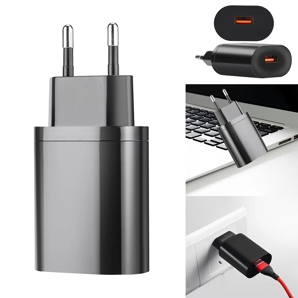 QC 3 0 быстрое одиночное USB зарядное устройство для путешествий дома AC к телефону