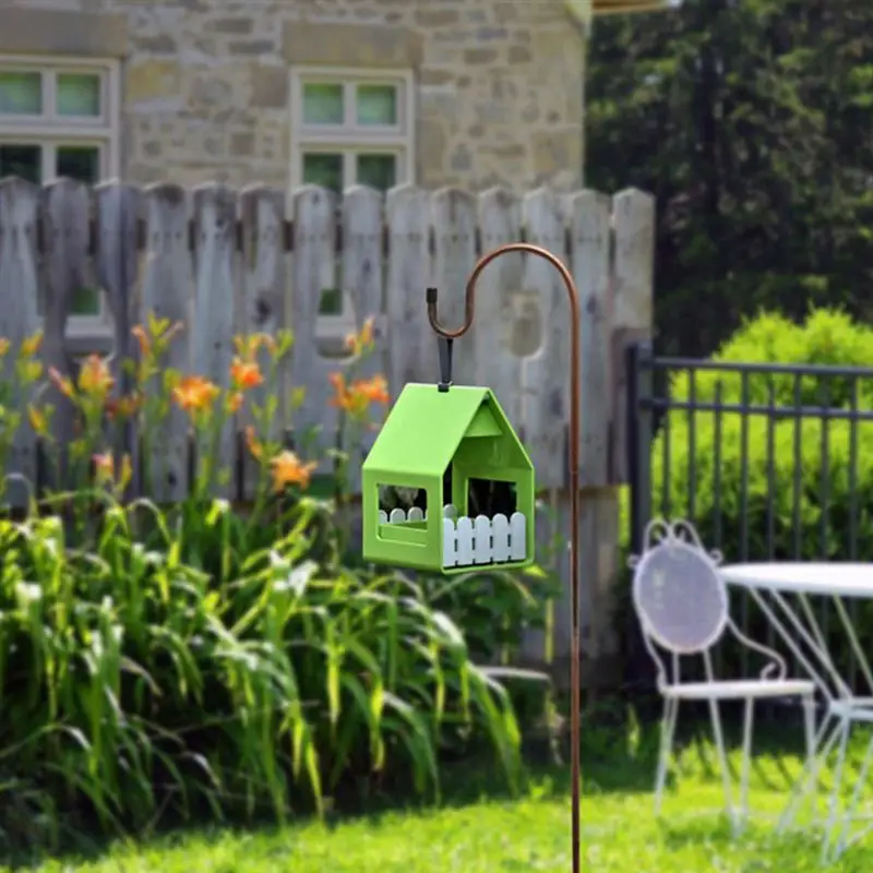 

Garden Flag Holder Shepherds Hook for Solar Light Bird Feeder Flower Basket