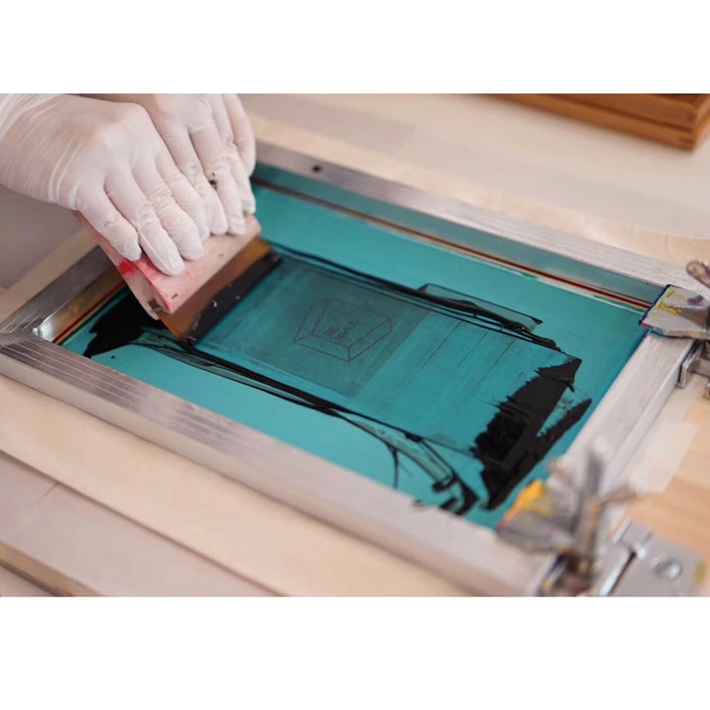 

HOT-6Pcs 14inchX10inch Aluminium Alloy Silk Screen Printing Frame W 110 White Mesh