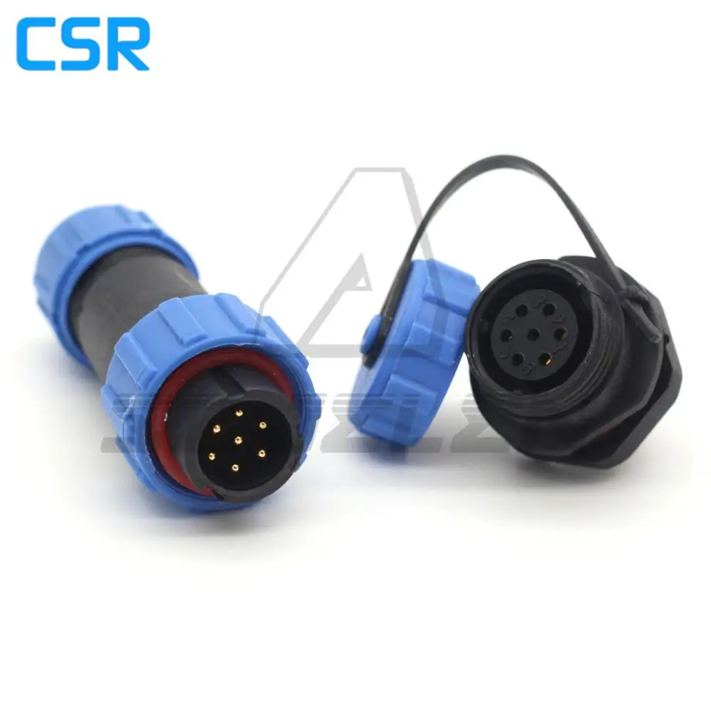 

SP13 7-контактный водонепроницаемый разъем, 7-контактный разъем для шнура питания, 7-контактный штекер, гнездовой разъем