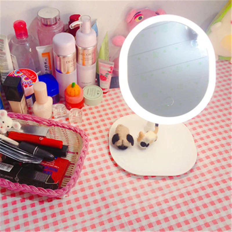 

Makeup Mirror with Led Light Dressing Table Mirror Beauty Ring Light Beauty Tools Fill Light Bedroom Decore Vanity Lights