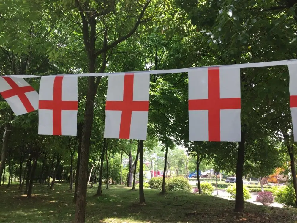 Флаги с флажками в английском стиле 30 шт. баннеры гирлянды праздничные