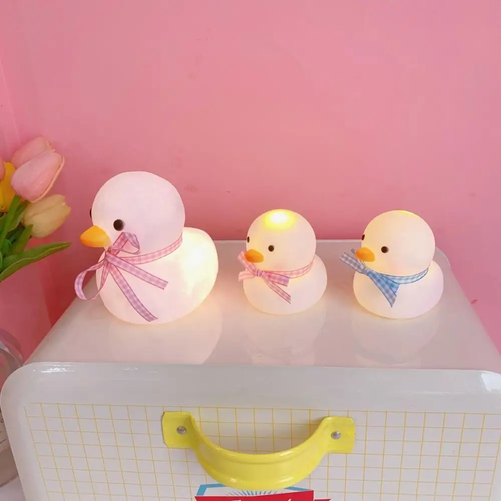 

Nice girl Heart Small duck Little night light Unplugged cartoon Creativity Personalized bedroom Night lamp Birthday gift room