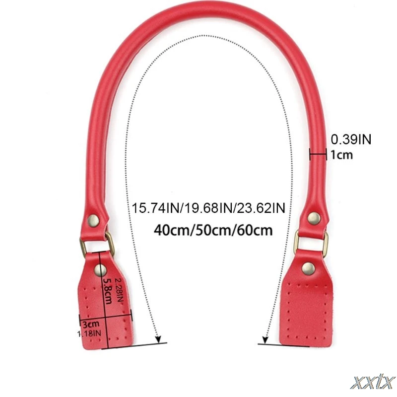 

PU Leather Strap Replacement for Handmade Beach Bag Bucket Handbag Handles Top Handle Bags Purse Handle