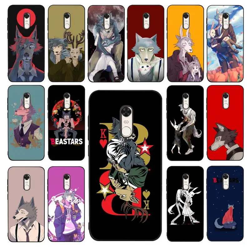 

YNDFCNB Anime BEASTARS Phone Case for Redmi 5 6 7 8 9 A 5plus K20 4X 6 cover