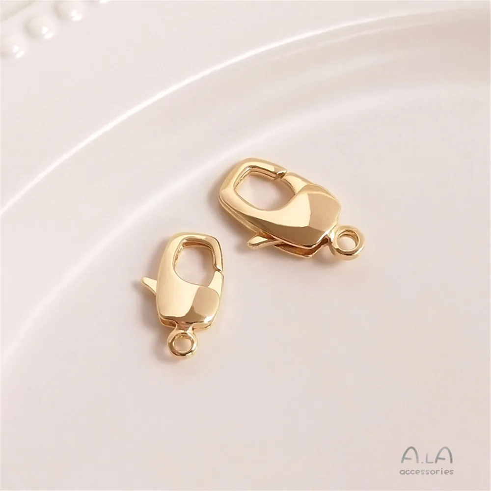 

14K Gold Filled Crab lobster clasp Crab claws Fishtail clasp DIY bracelet necklace with spring clasp accessory