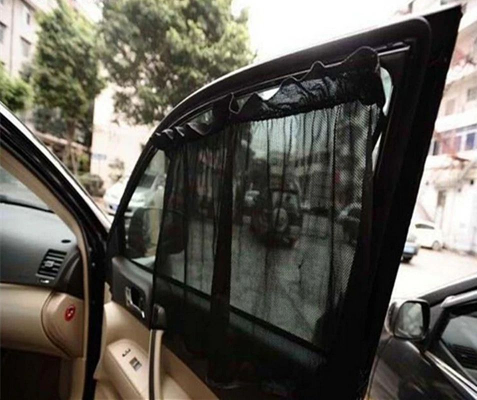 Заводская Прямая Продажа Автомобильная всасывающая сетчатая занавеска 75*50 см на