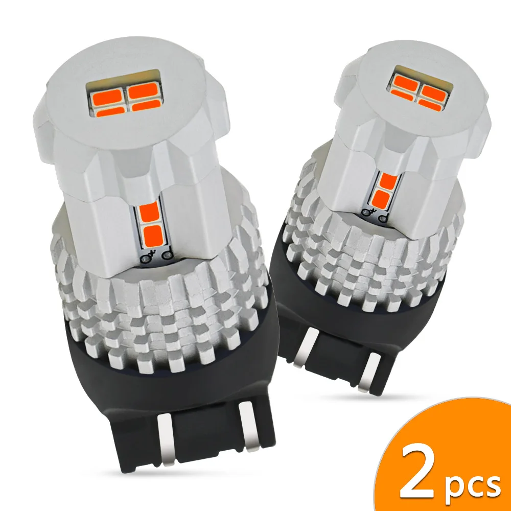 AUXITO 2 шт. T20 7443 7440 W21/5 Вт W21W WY21W светодиодный лампы резервные фары заднего хода автомобиля дневные ходовые огни светильник тормозной светильник s 12V белого и красного цветов