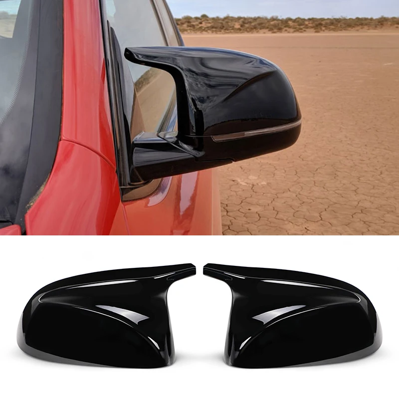 m look carbon fiber mirror cover for bmw x3 g01 x4 g02 x5 g05 side door rearview cover caps 2018 2019 2020 free global shipping