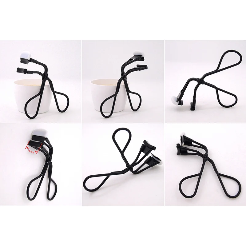 

Mini Eyelash Curler with Silicone Refill Pads Make Up Tools for Women Girls CIN6 899