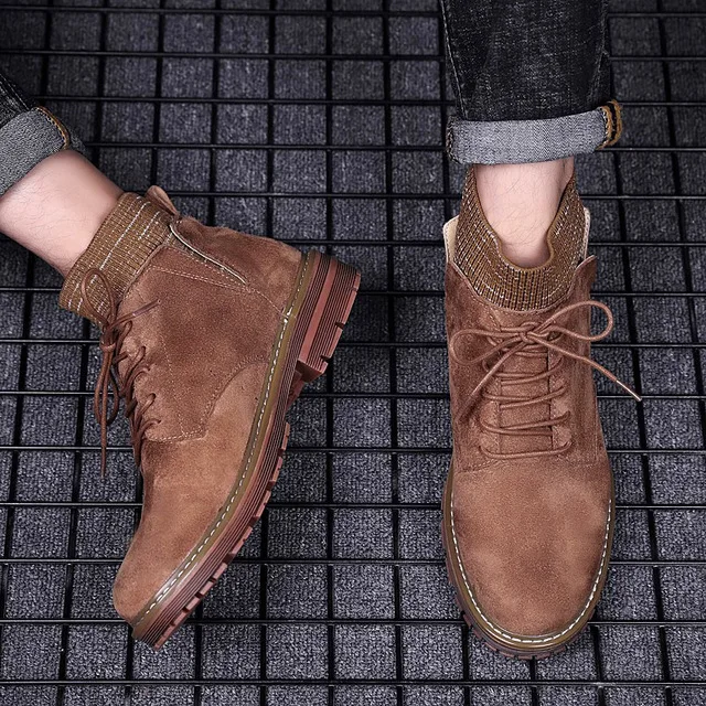 Мужская обувь для пеших прогулок Новинка 2019 года нескользящая резиновая подошва