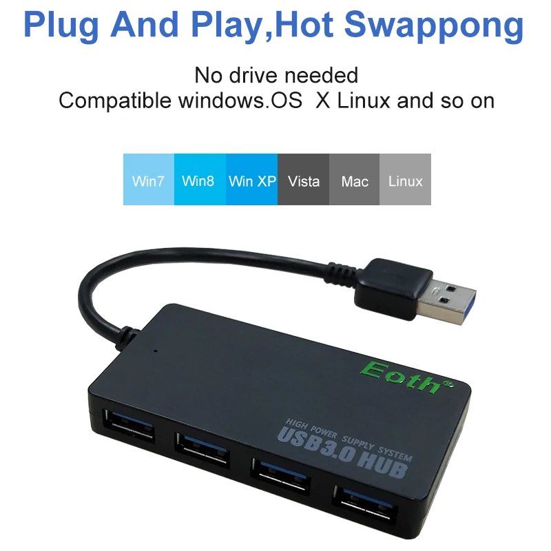 5 шт мульти Порты и разъёмы 4 USB 3 0 работает центр данных для Microsoft Surface Pro/книга Macbook