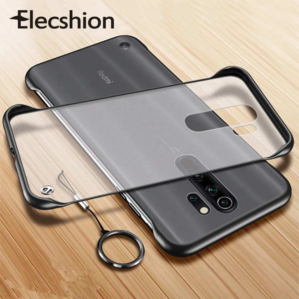 Матовый телефон случае для Redmi Note 8 Pro задняя крышка устойчиво к отпечаткам