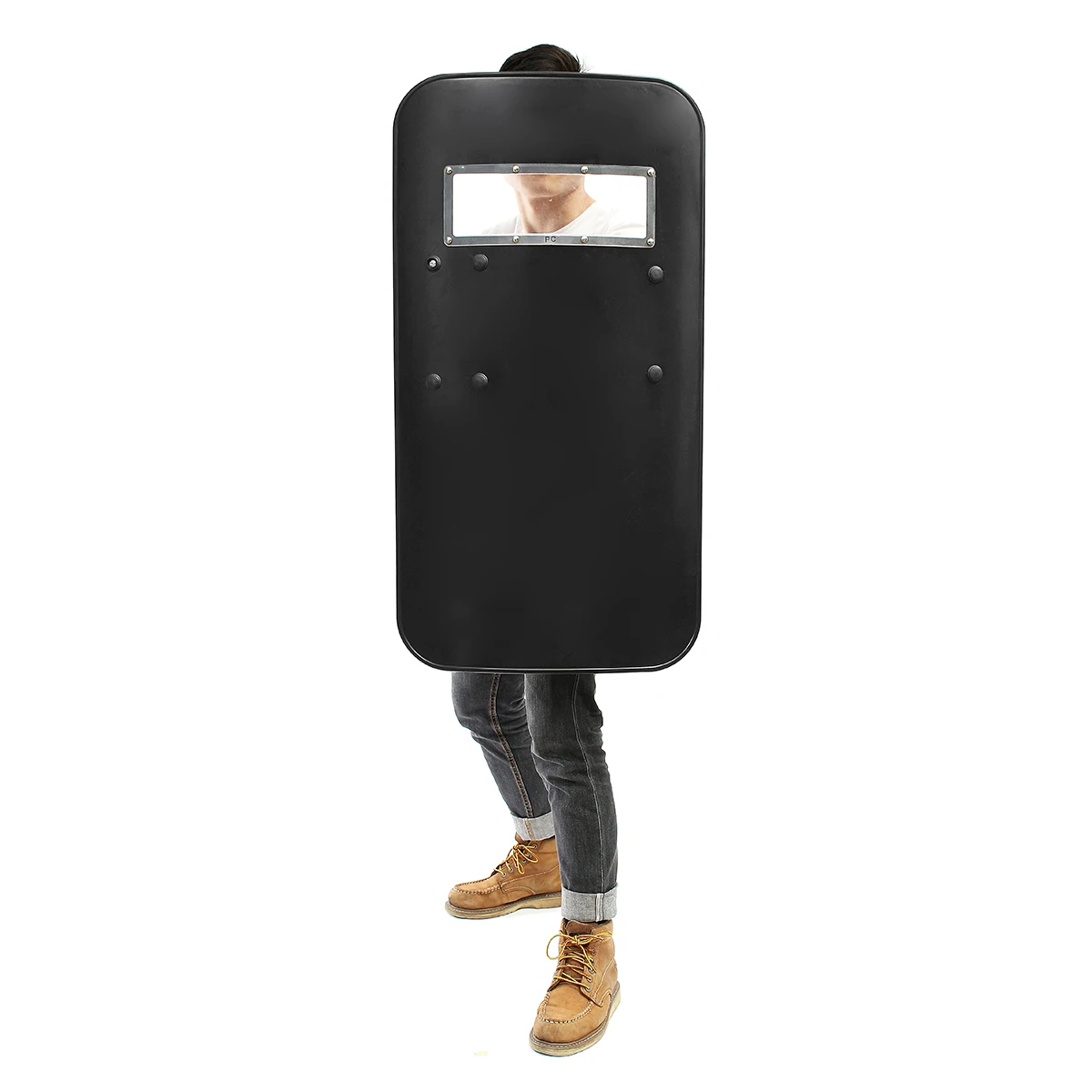 Black PC Plastic Tactical Anti-Riot Shield Self Protection Security Handheld Defence Tool Protect | Безопасность и защита