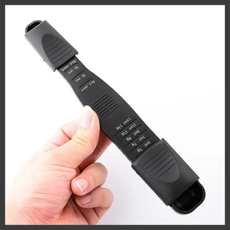 Двухсторонняя мерная ложка с девятью отсеками регулируемые весы мерные ложки