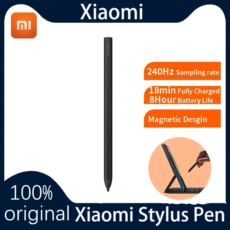

Ручка-стилус Xiaomi для планшета Xiaomi Pad 5 Pro, умная ручка Xiaomi, частота дискретизации 240 Гц, магнитная ручка, 18 минут, полностью заряженная