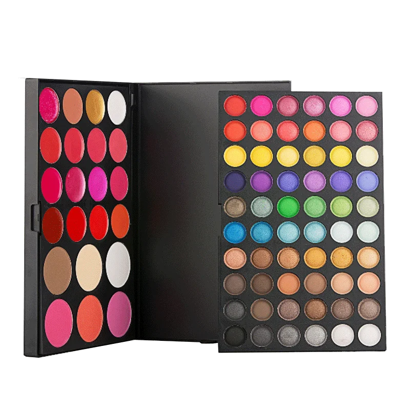Профессиональный 82 цвет наборы для макияжа тени блеск губ румян консилер набор