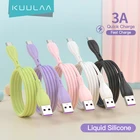 Кабель KUULAA 3A USB Type C QC3.0 кабель для быстрой зарядки Type-C для Xiaomi Huawei Samsung S20 S10
