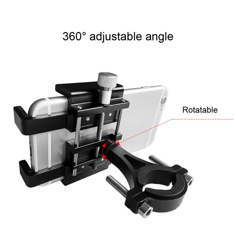 

2021 Top Adjustable Bike Phone Holder Bicycle Aluminum Alloy Cell Phone Mount for bicycle