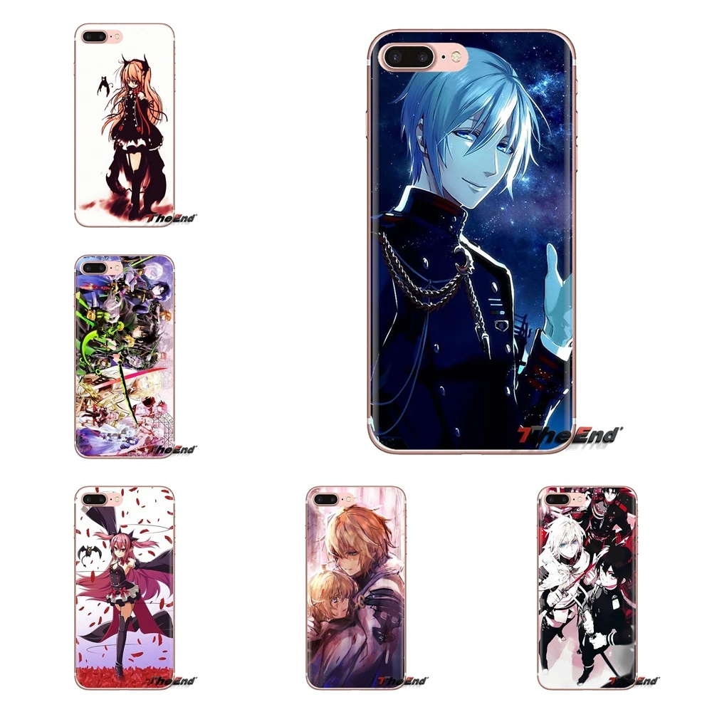 Силиконовый чехол для Xiaomi Redmi 4A S2 Note 3 3S 4 4X 5 Plus 6 7 6A Pro Pocophone F1 телефона Owari no Hyakuya Seraph of