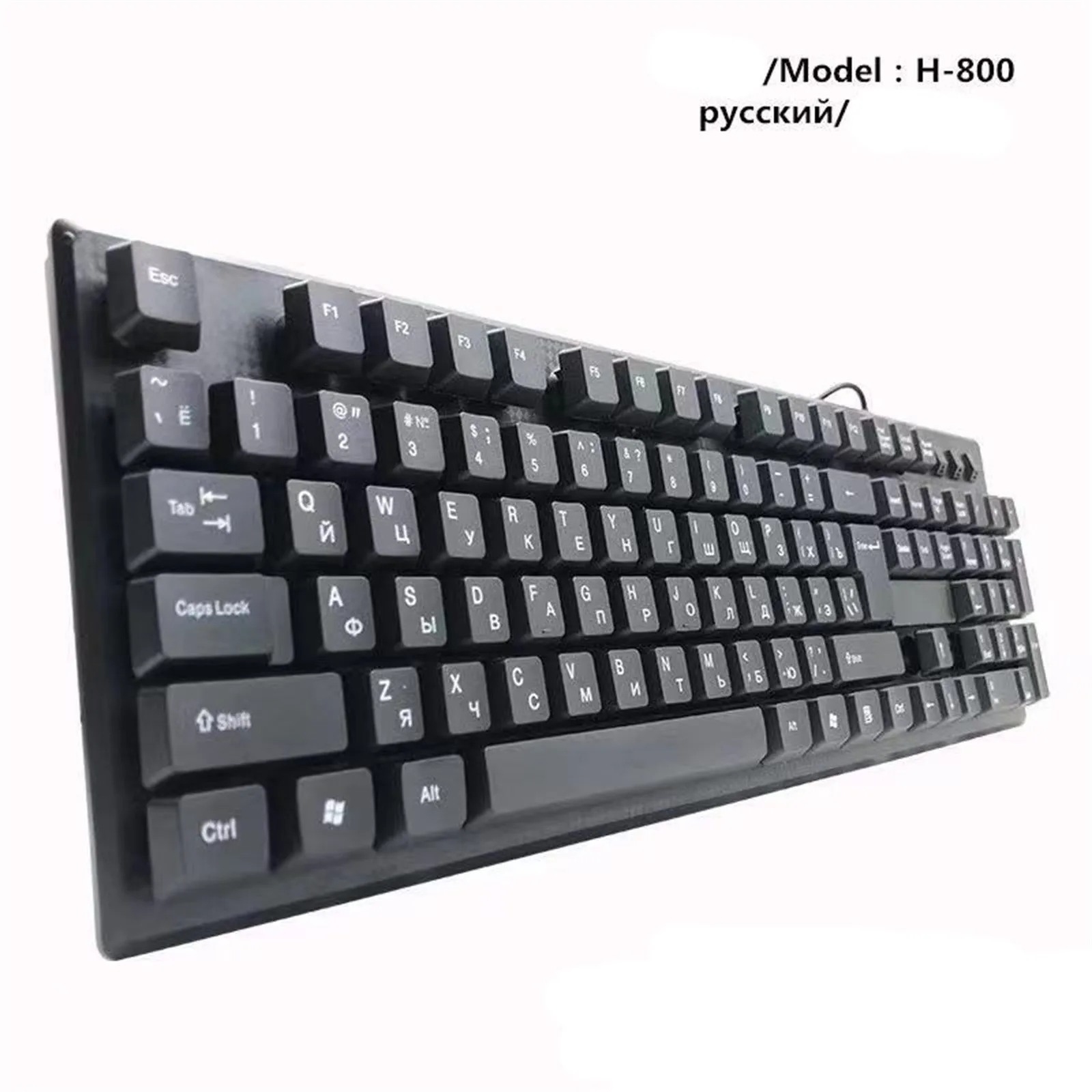Игровая клавиатура компьютерная геймер эргономичный 104 ключей PC клавиатуры