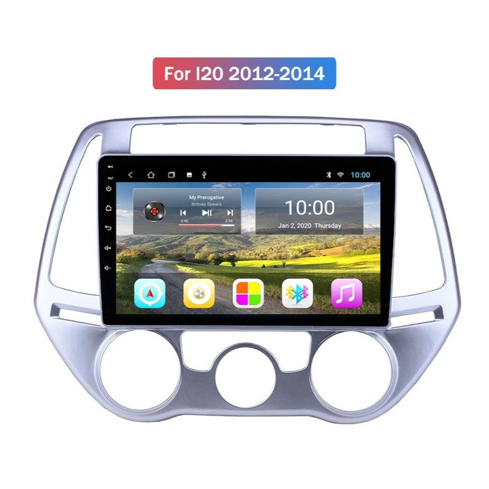 Автомобильный мультимедийный плеер 4G + 32G Android 10 0 для HYUNDAI I20 2012 автомобильное