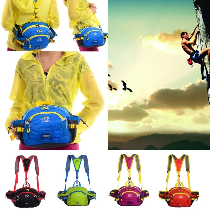 

Outdoor Camping Travel Multipurpose Waterproof Military Canvas with Water Bottle Pouch