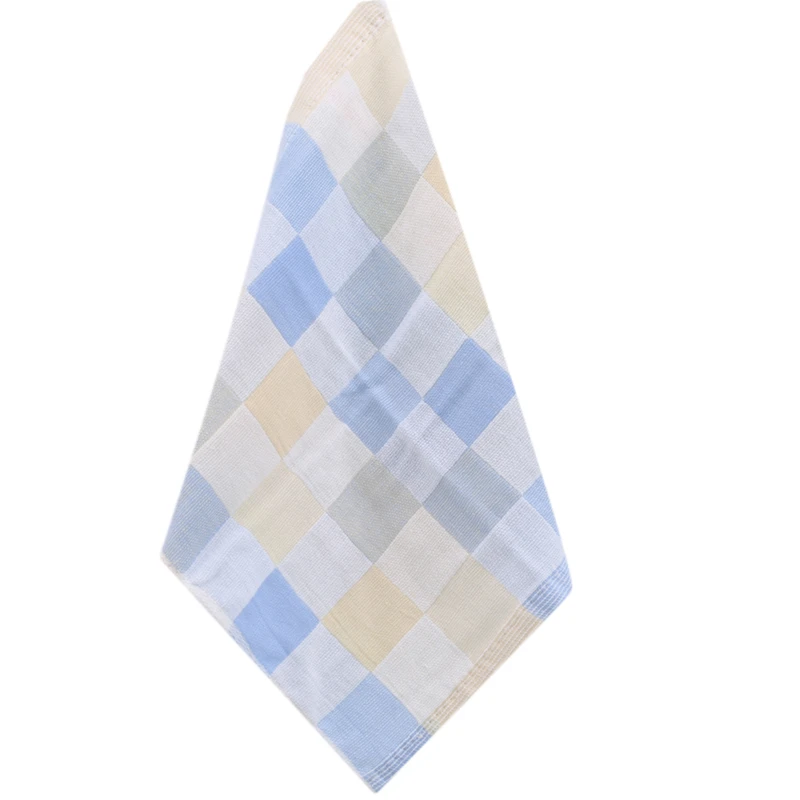 

Soft Baby Cotton Bath Towel Feeding Wipe Cloth Square Face Hand Small Towel For Infant Kids Solid Color Feeding Towel