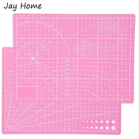 a4a5 size self healing cutting mat double sided pink cutting mat for fabric leather crafts diy quilting sewing cutting tools