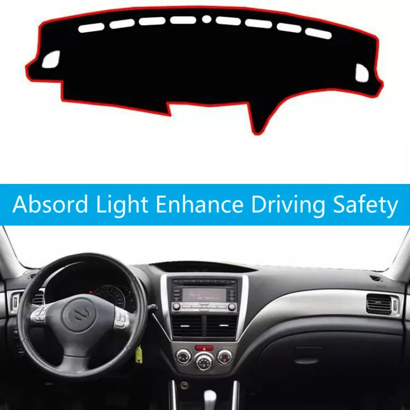 

Крышка приборной панели автомобиля солнцезащитный тент нескользящий коврик автомобильные наклейки аксессуары для салона Subaru Forester 2008-2012