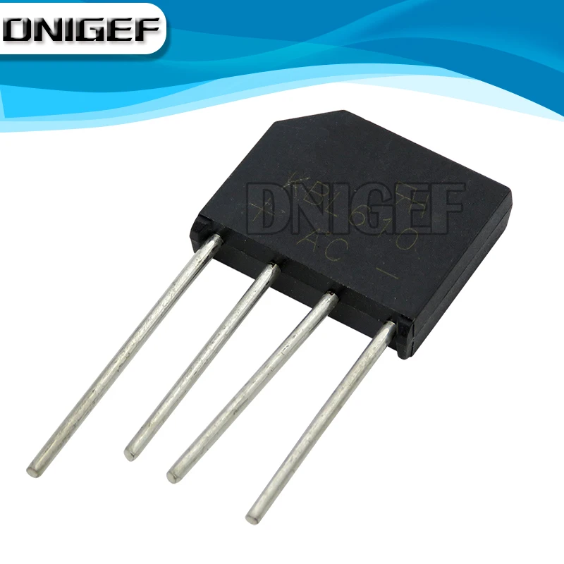 2 шт. однофазный диодный мост-выпрямитель KBL406 KBL610 KBL608 |