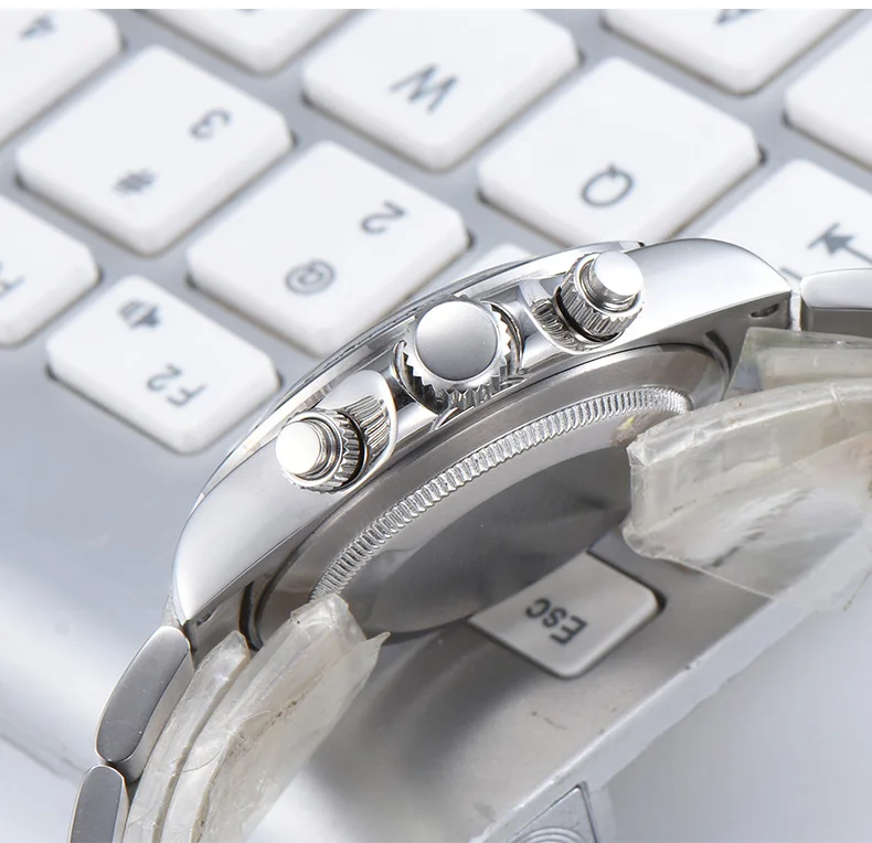 Мужские многофункциональные кварцевые часы с сапфировым стеклом 39 мм | Наручные