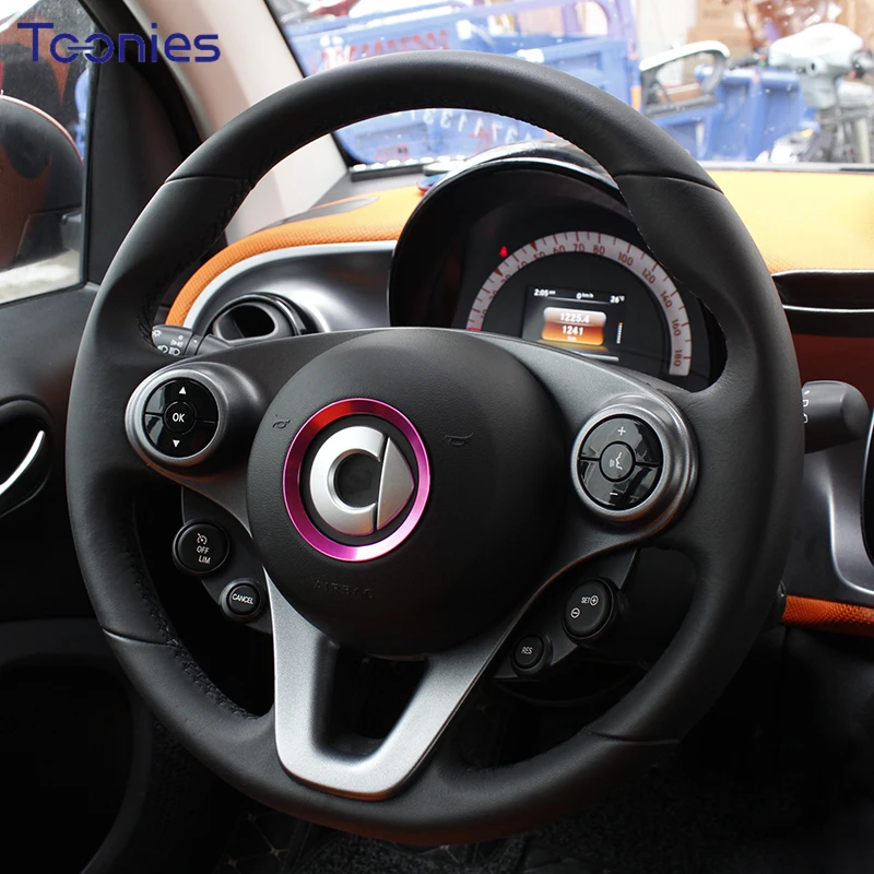 Украшение на руль автомобиля для Mercedes Smart 453 Fortwo Forfour аксессуары модификации