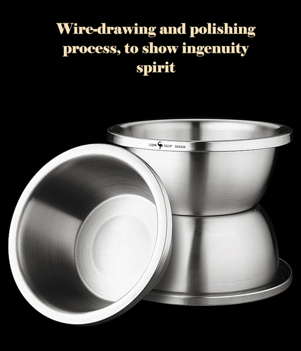 Уплотняющая раковина из нержавеющей стали 304 8 шт. углубляющая для овощей и супа