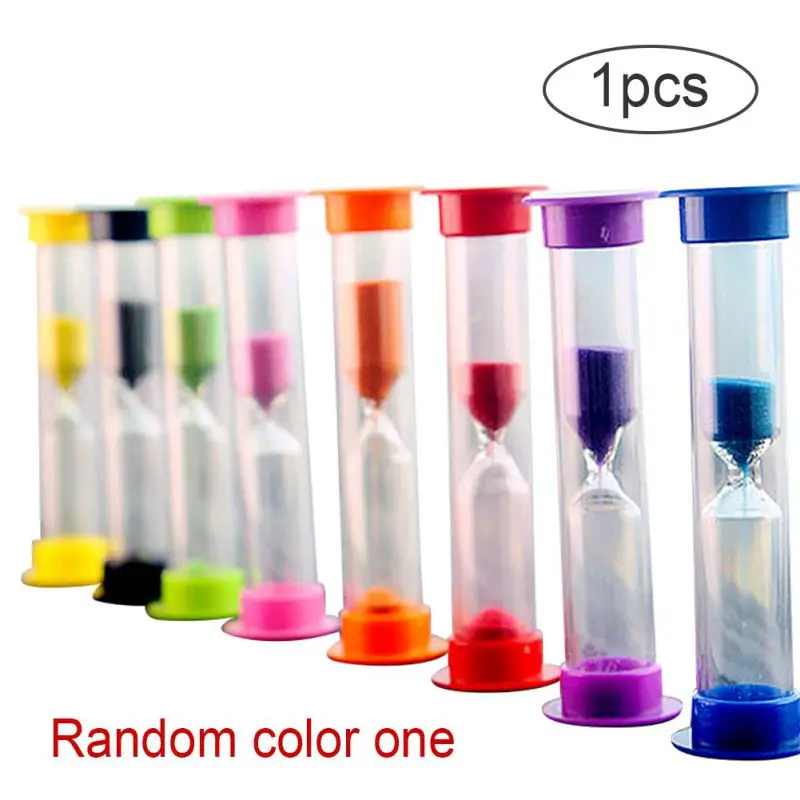 

1 /2 /3 minutes Colorful Hourglass Sandglass Sand Clock Timers Sand Timer Random Color A
