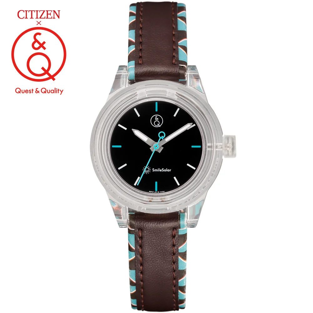 Citizen Q& Q часы для женщин Женские Подарочные часы Топ люксовый бренд водонепроницаемые спортивные Кварцевые солнечные нейтральные часы для женщин часы relogio - Цвет: RP01J019Y