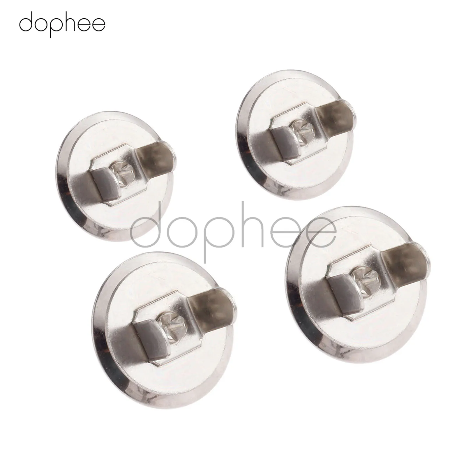 Dophee 10 шт. 16/18 мм серебристые магнитные заклепки для женских сумок кошельков