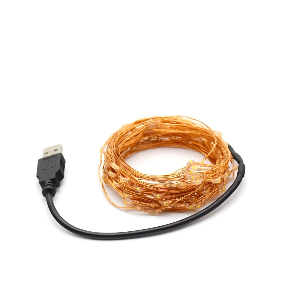 Гирлянда 3 м 5 10 USB светодиодная гирлянда Рождественская для фотосъемки на