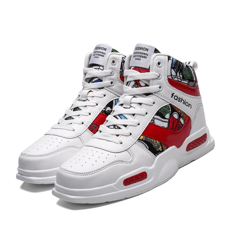 Мужская Баскетбольная обувь мужские высокие спортивные кроссовки с воздушной