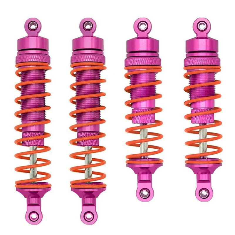 

4Pcs Metal Front and Rear Shock Absorber for Traxxas Slash Rustler Stampede Hoss 4X4 VXL 1/10 RC Car Upgrade Parts