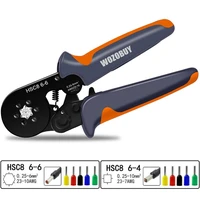 hsc8 6 4a6 6 mini type self adjustable crimping plier 0 25 10mm2 terminals crimping tools multi tool hands pliers