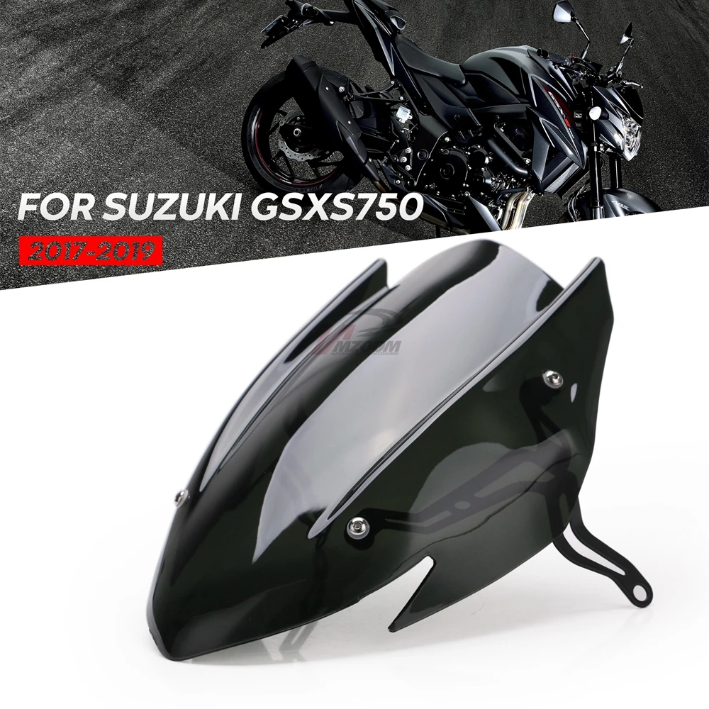 Ветра Экран лобовое стекло Щит с кронштейном для Suzuki GSX-S750 GSXS750 GSX-S GSXS 750 2017 2018 2019