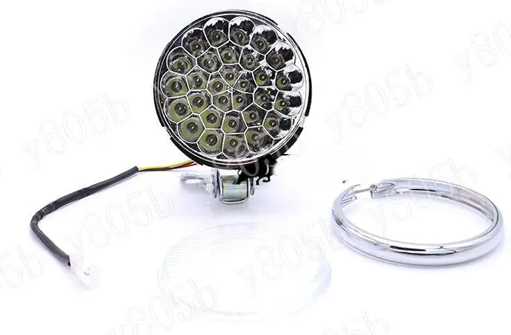 Металлическая светодиодная фара 5 дюймов для Honda Shadow Spirit Saber Aero ACE Steed VLX 400 600 1100 DLX