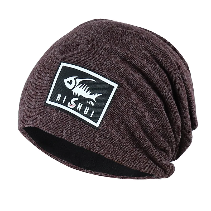 Skullies Beanie осенние и зимние шапки мужские женские головные уборы шерсть baotou шапка