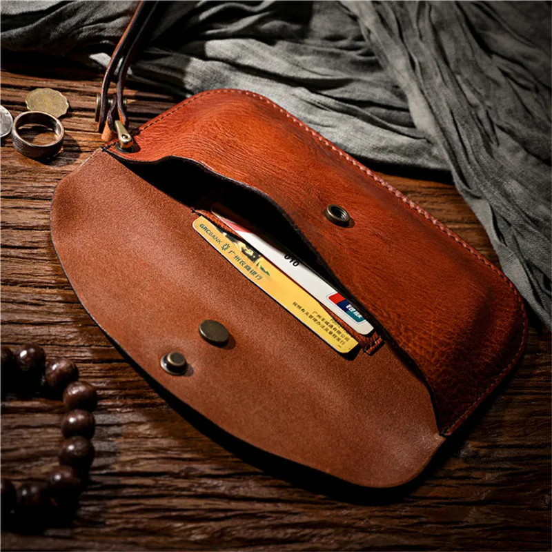 Beste Leacool Echt Leer Vrouwen Lange Portemonnee Mannen Koppelingen Geld Portefeuilles Handtas Handy Paspoort Portemonnee Voor Mobiele Telefoon Kaarthouder