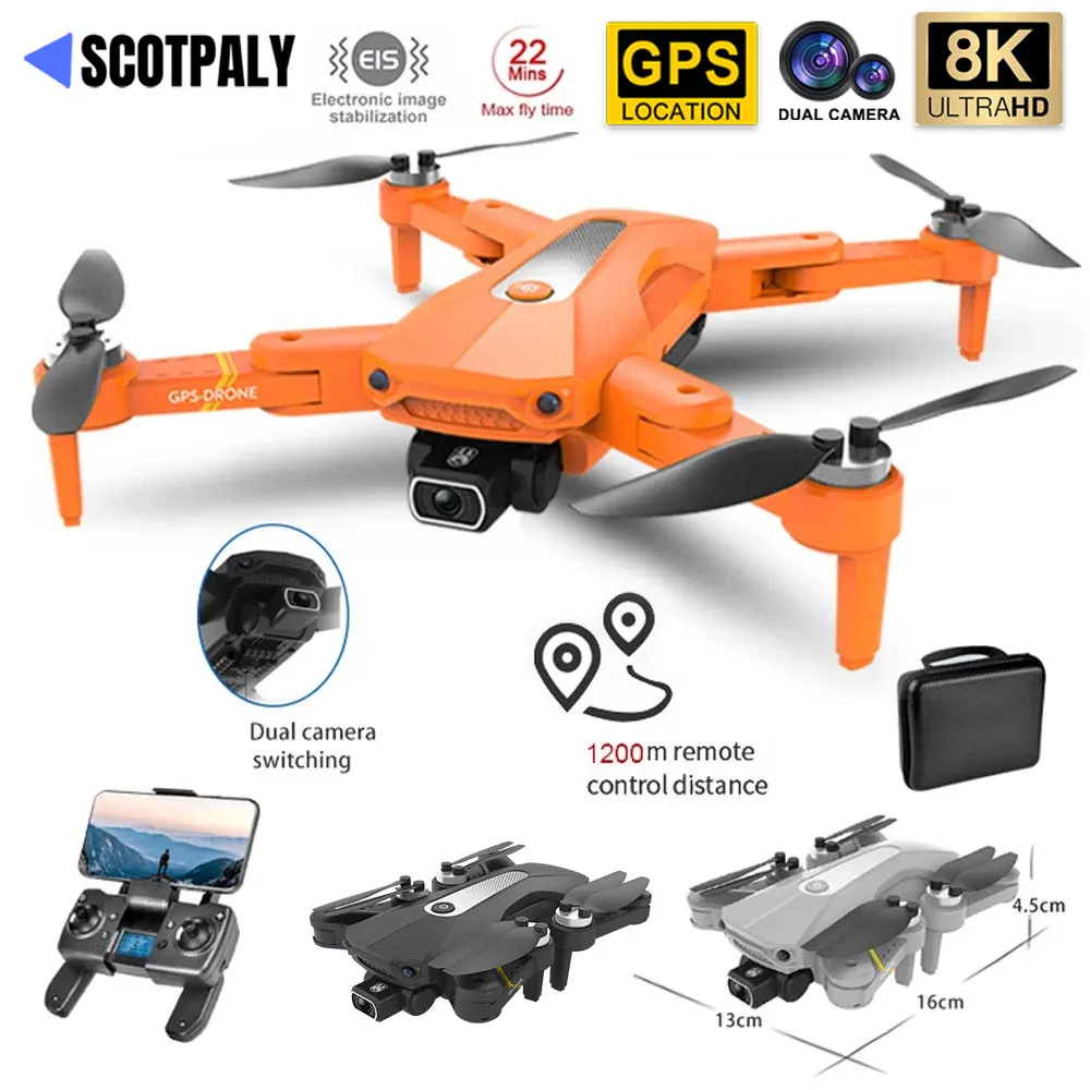 

Квадрокоптер K80 PRO складной с GPS и двойной HD камерой