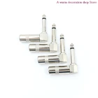 4 шт., штекеры 6,35 мм для гитары, 14 мм