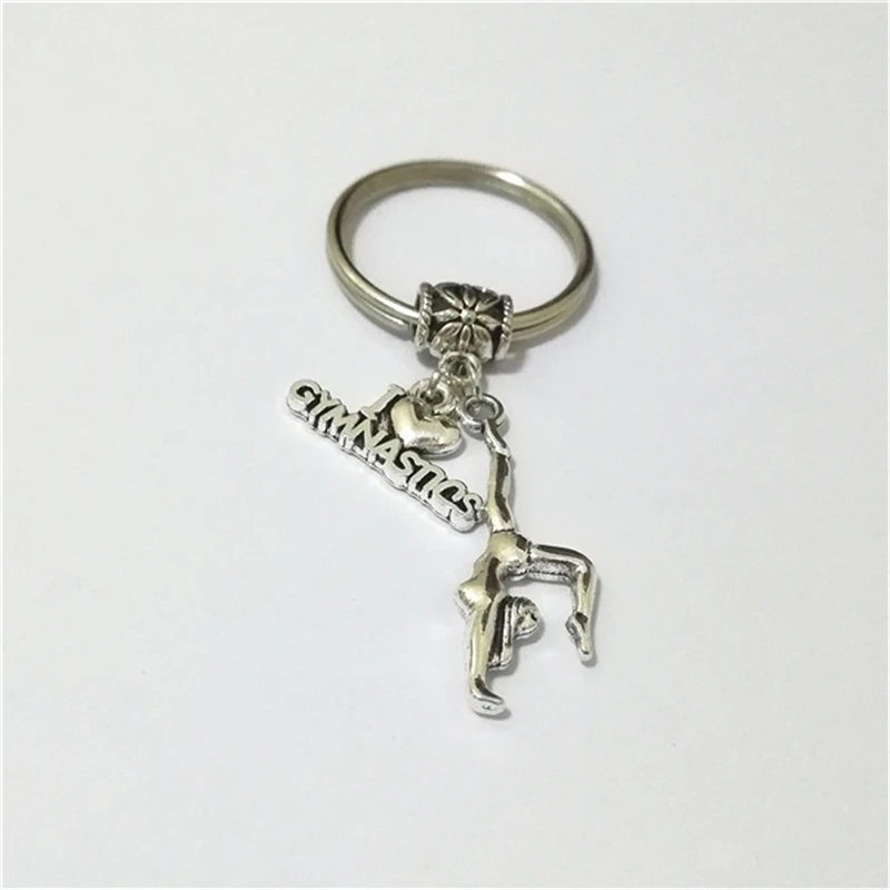 

Gymnastics Keychain, Gymnast Keyring, I Love Gymnastics, Sports Keyring, Gymnastics Charm, Gymnast Player Gifts