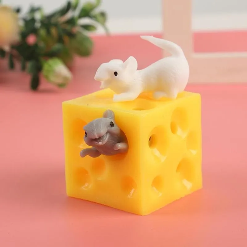 

С подвохом страшный симпатичная Сырная мышь, декомпрессионный артефакт, Spoof, депрессионная игрушка